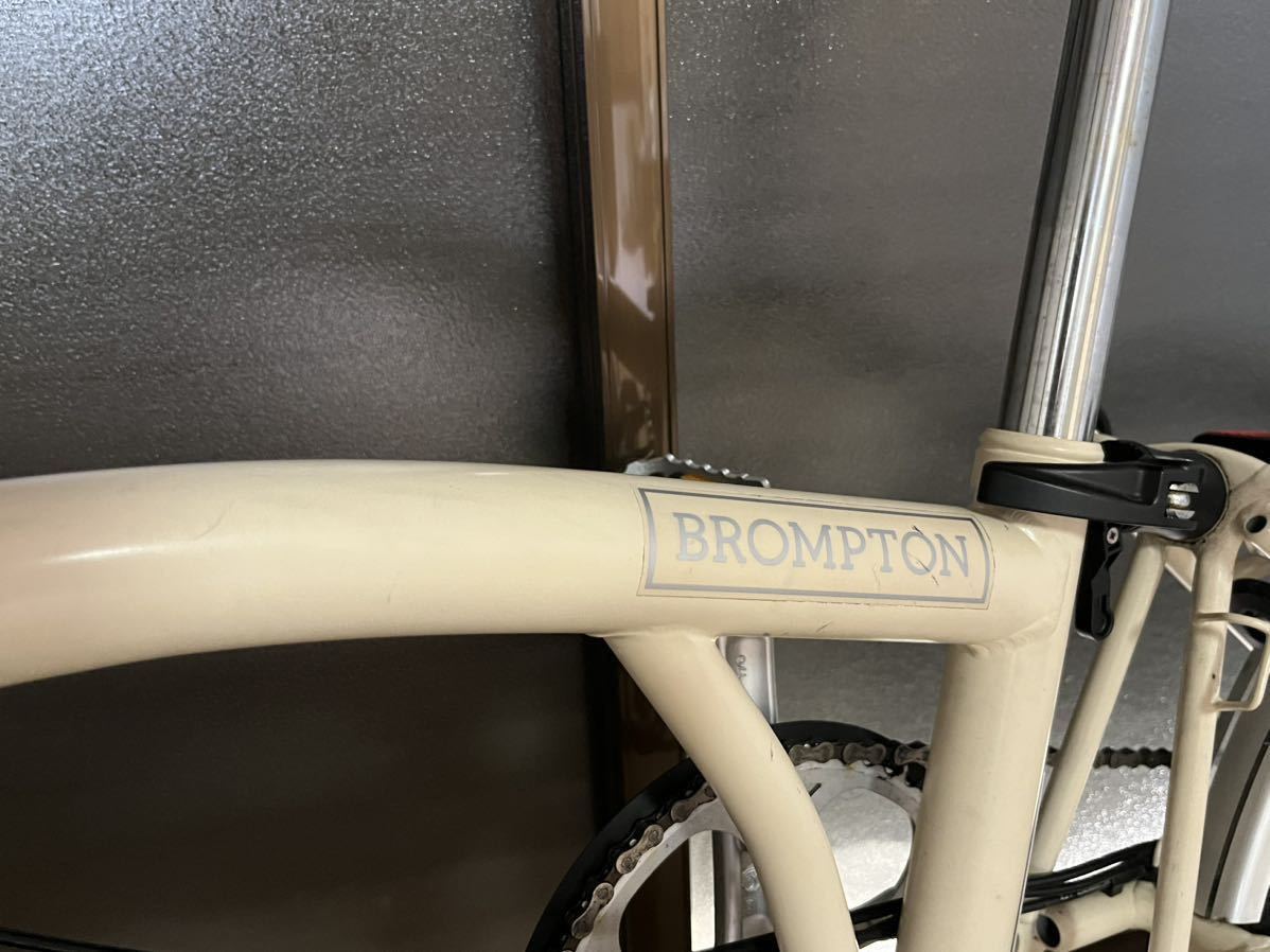 ブロンプトン M6L 2018 BROOKS カスタム!! IVORY brompton 折り畳み自転車 _画像8