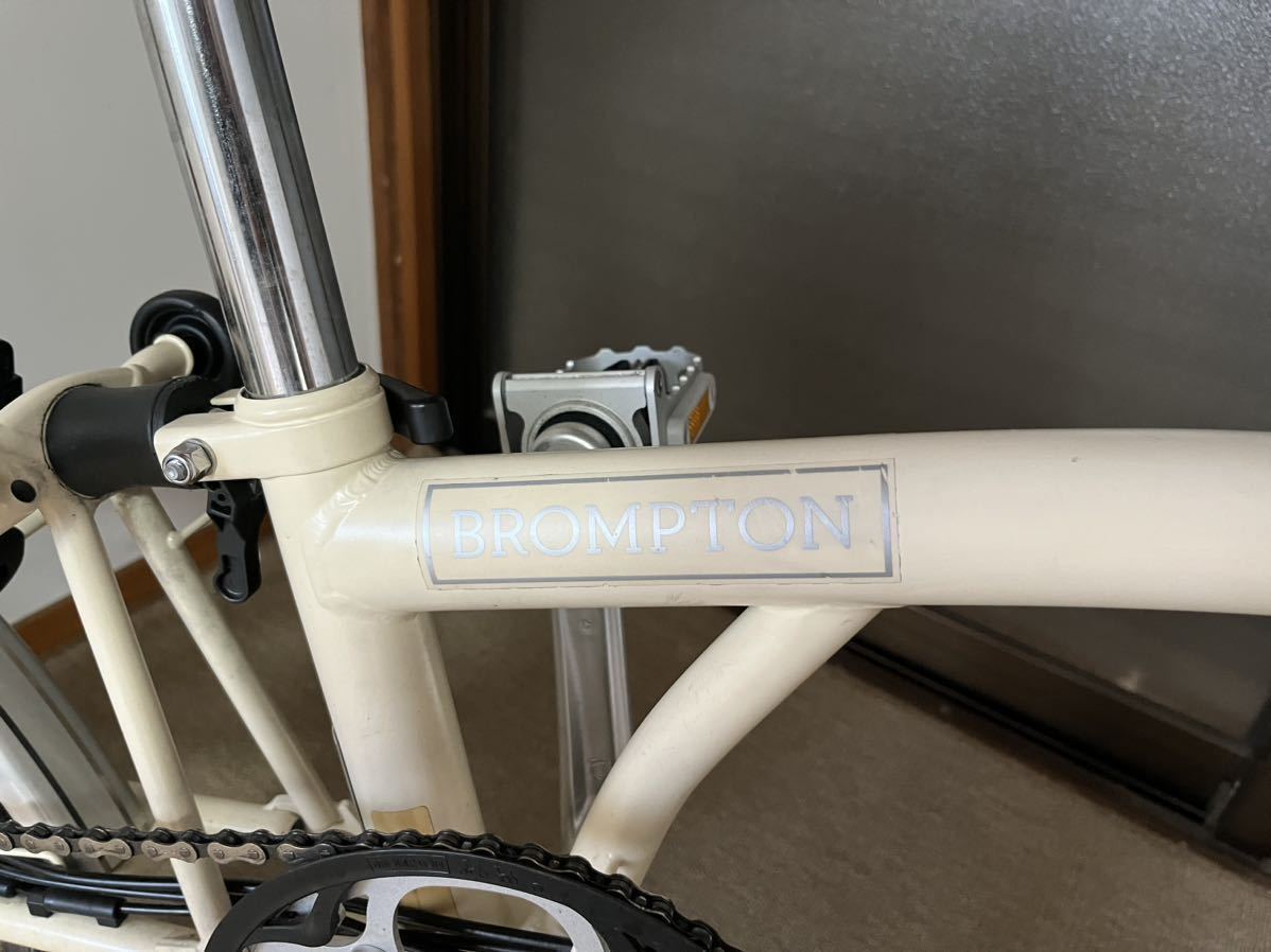 ブロンプトン M6L 2018 BROOKS カスタム!! IVORY brompton 折り畳み自転車 _画像4