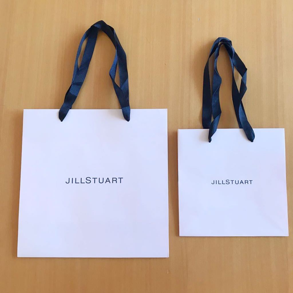 送料無料 ２枚セット　ジルスチュアート 紙袋 JILLSTUART ショップ袋 ショッパー ショッピングバッグ 匿名配送_画像1
