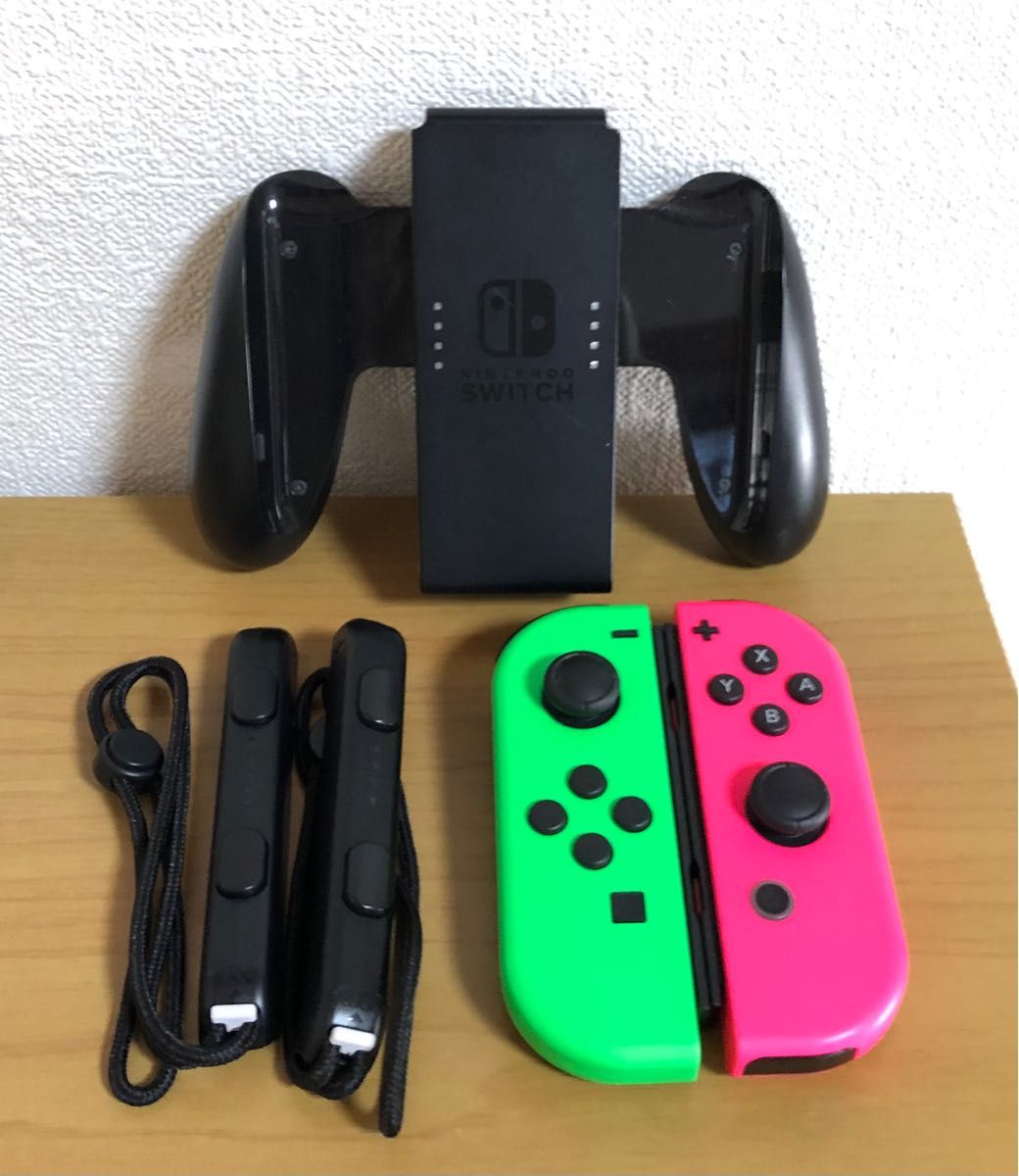 Nintendo Switch ニンテンドースイッチ 2018年製 スプラトゥーン2セット プロコン付き 画面美品