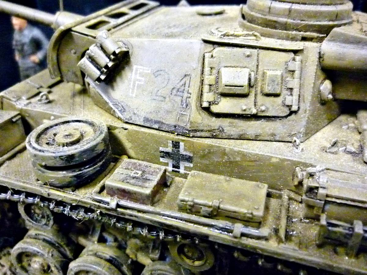 * has painted final product * tank model *FlammpanzerIII* plastic model * geo llama * Germany army 