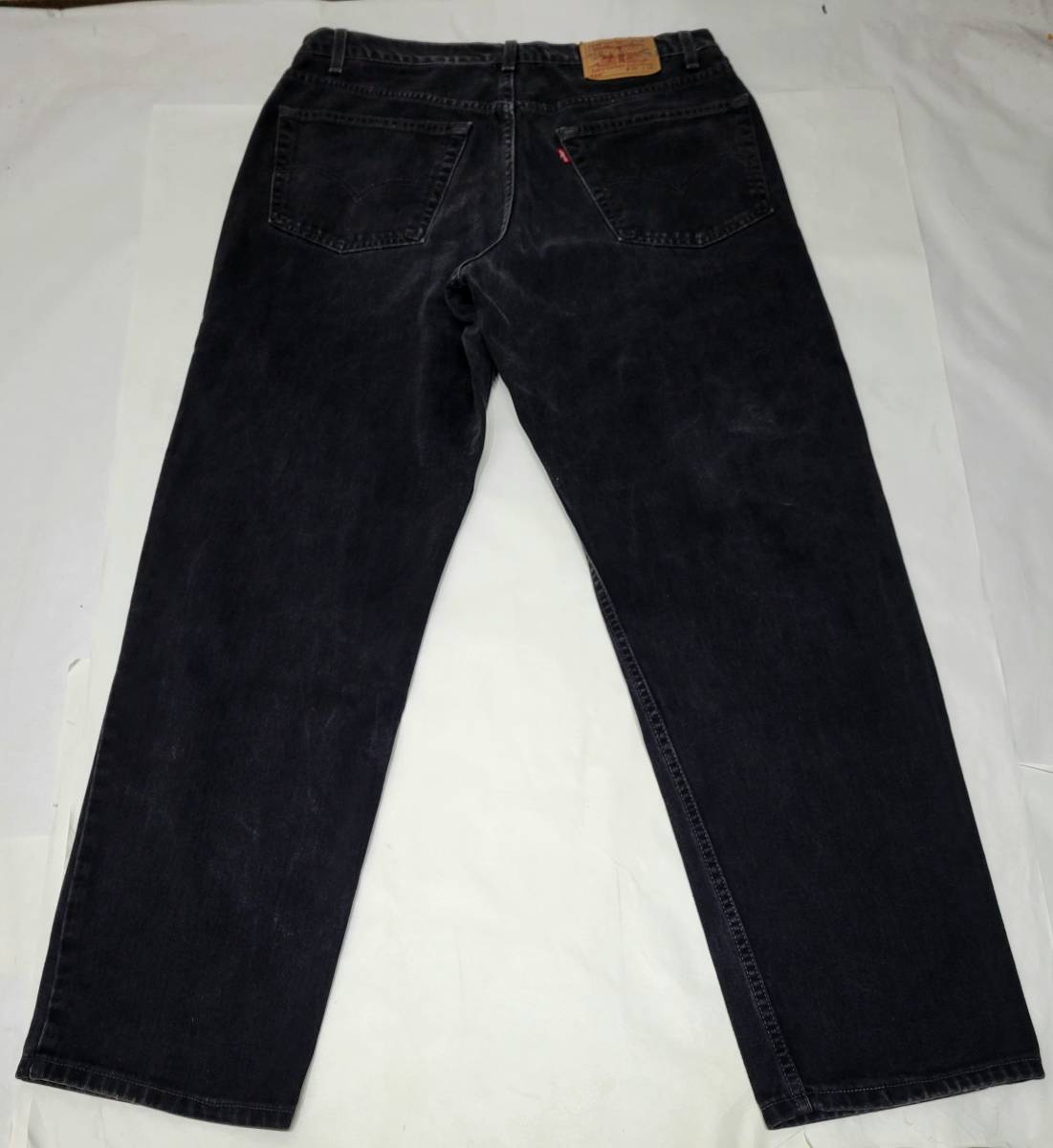 美品 00年 USA製 levi's 550 ブラック w38 513 00s 00年代 アメリカ製 ブラックデニムパンツ 黒 ビンテージジーンズ_画像3