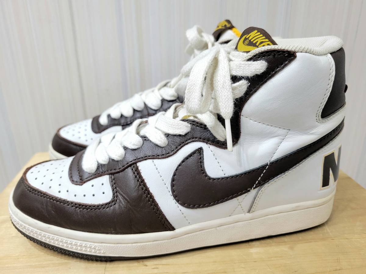  beautiful goods 04 year made nike Terminator High us6 24cm Nike Terminator 00 period white tea 