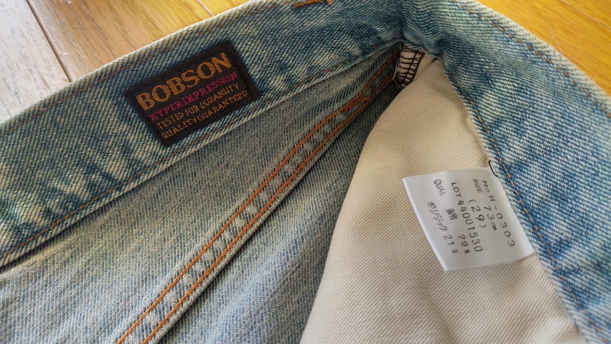 [used]BOBSON Bobson джинсы мужской талия 29 Denim 