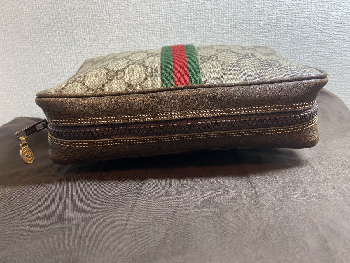 GUCCI グッチ　シェリーライン GG セカンドバッグ ポーチ クラッチバッグ_画像3