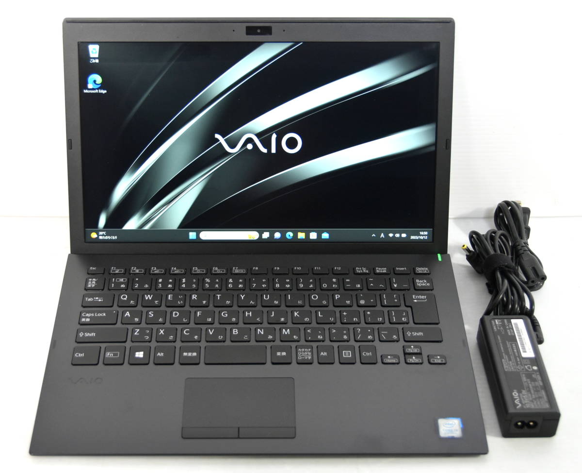 美品 ☆VAIO Pro PG i5-8250U 1.6(3.4)GHz 8CPU/SSD 256GB/13.3W FHD 1920x1080/無線/Bluetooth/LTE/Webカメラ/Office 2021/最新W11 ☆1025_画像1