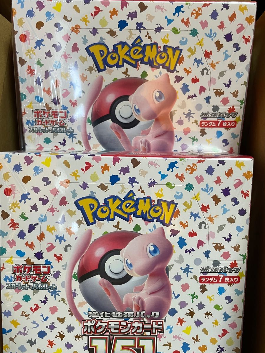 ポケセン産】ポケモンカード 151 2BOX シュリンク付 未開封品 ポケカ