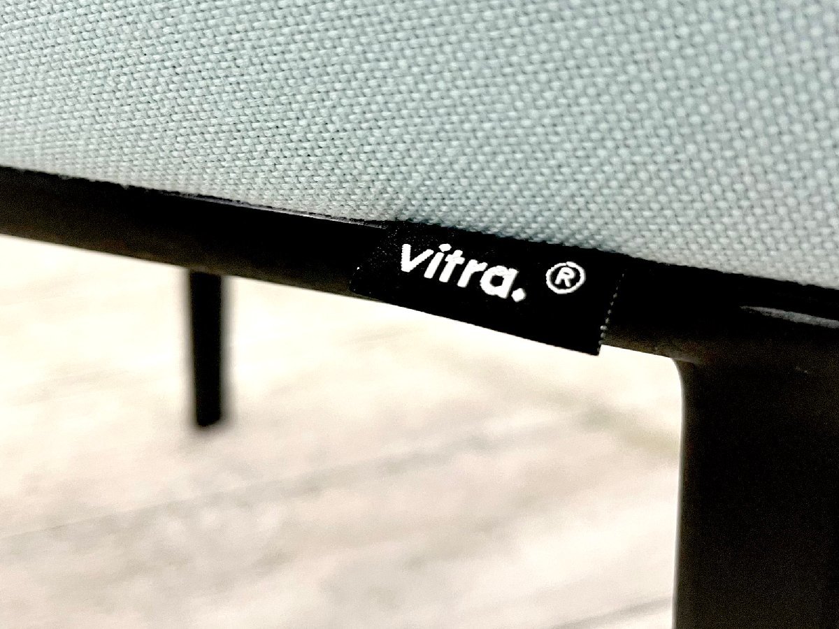 【1円開始】vitra/ヴィトラ■SOFTSHELL CHAIR/ソフトシェル 4レッグチェア■ロナン＆エルワン・ブルレック■ライトブルー系■hhstyle☆_画像8