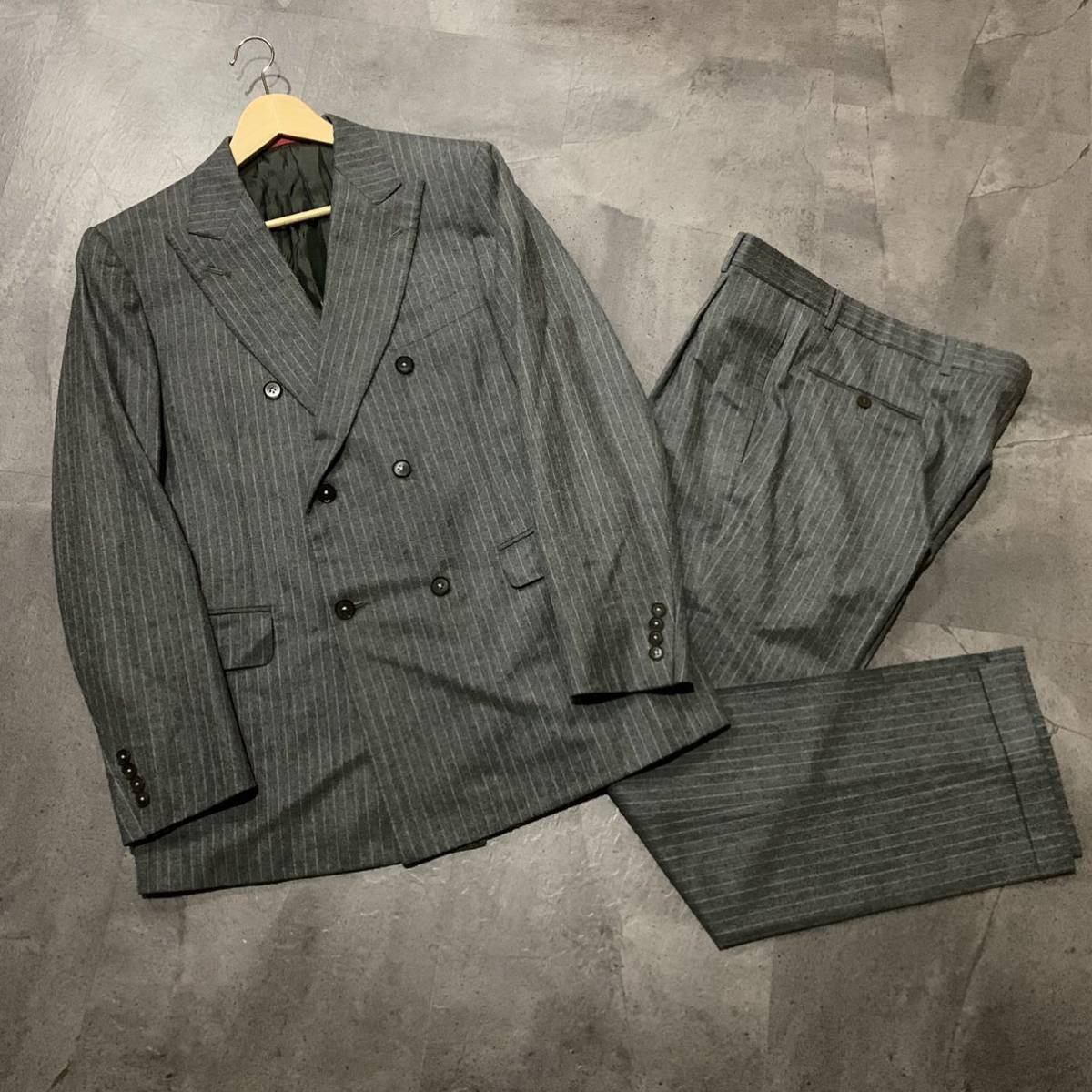 新規購入 ☆ O 至高の一品 ジャケット&パンツ 高級紳士服 48 ダブル