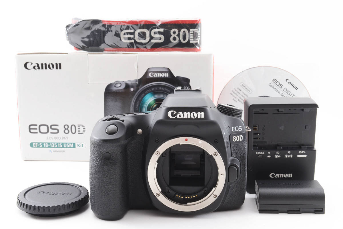 爆売り！ 【美品】キャノン Canon EOS 80D ボディ ♯I7002I92010EBGB