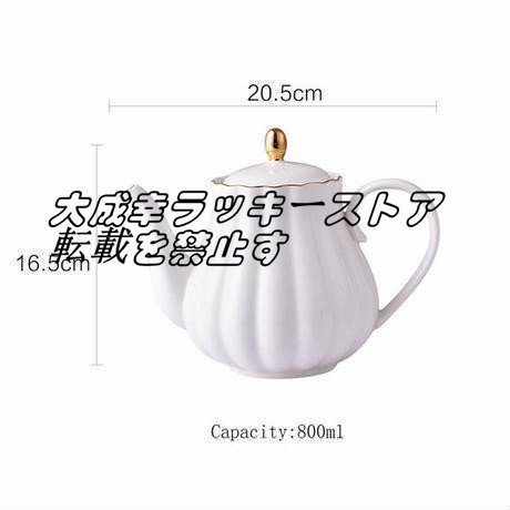 カップセット コーヒーカップセット カップ＆ソーサー6客セット 陶磁器 ゴージャス ティーパーティー用フルセット ラック付き z1106_画像6