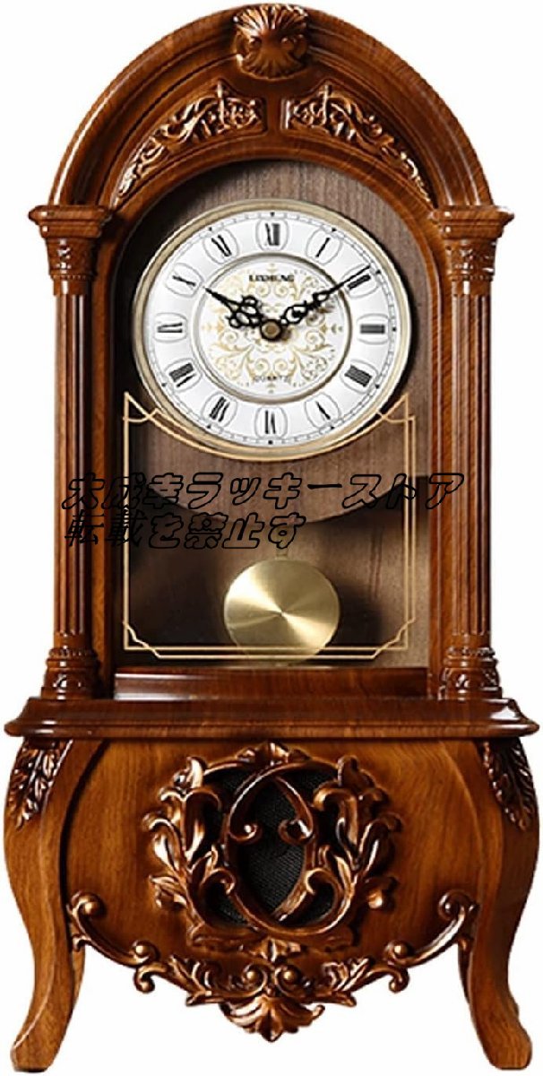 新入荷★極美品 ★レトロな創意的なアメリカン式置き時計 欧風の アンティーク時計 z469