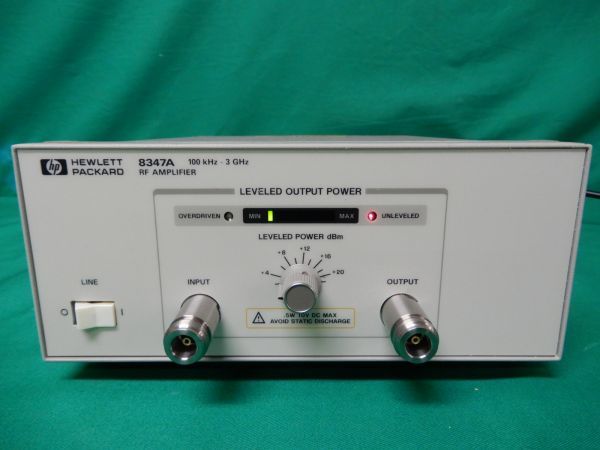 □HP 8347A 100kHz-3GHz RF AMPLIFIER アンプ増幅器Agilent□－日本