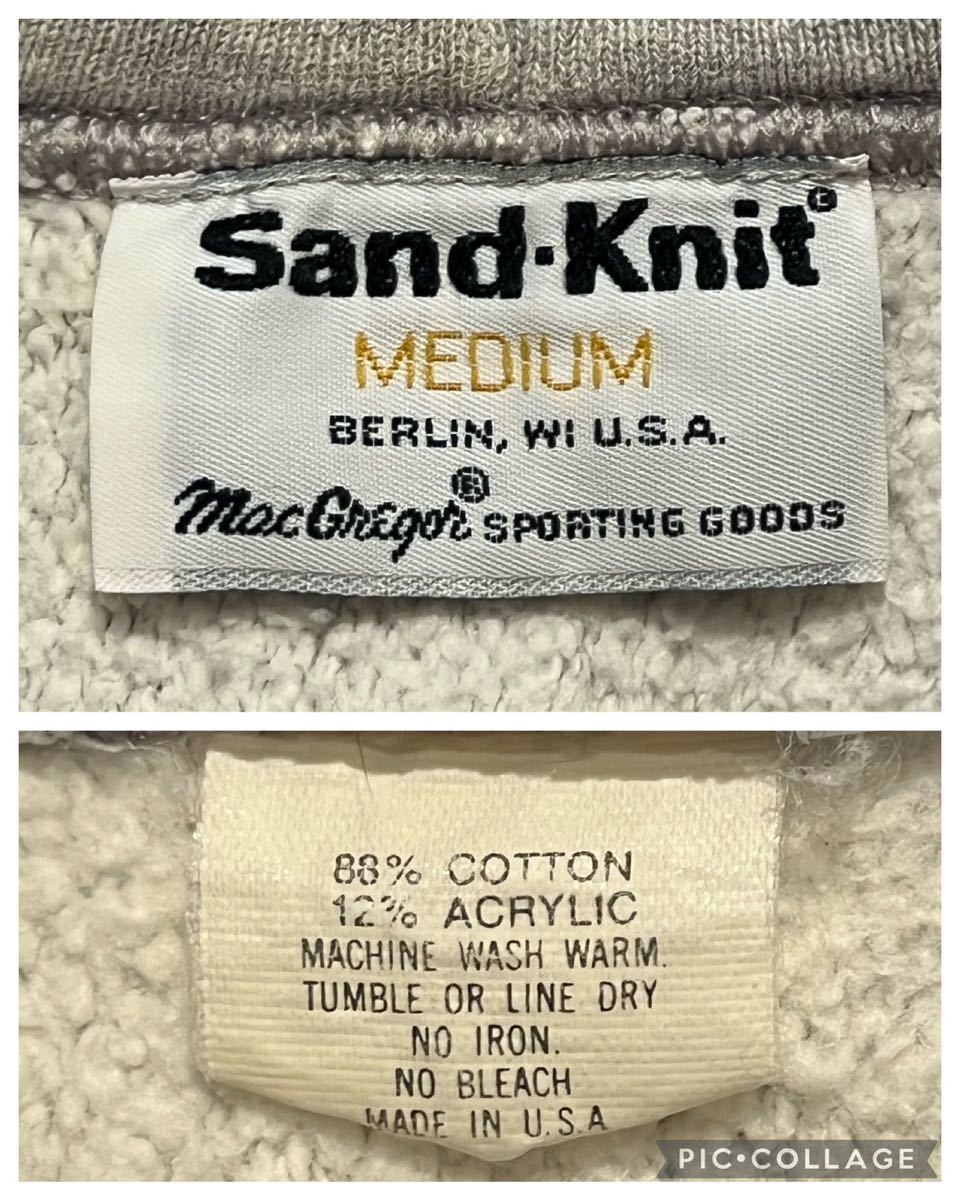 ★Sand-Knit★Mac Gregor★90s★USA製★リバースウィーブ型★スウェットパーカー★カレッジ★PENN★プルオーバー★Mサイズ★ヴィンテージ★_画像8