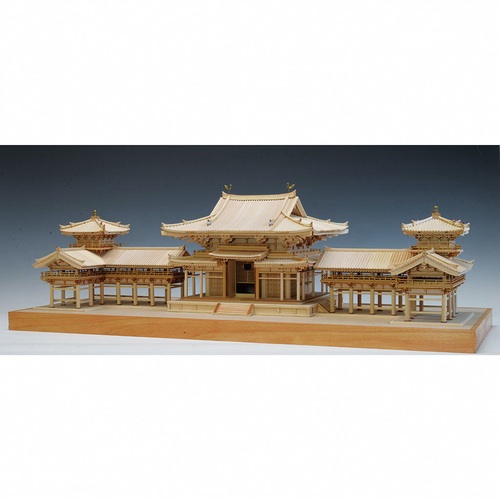 熱販売 1/75 ウッディージョー 平等院 鳳凰堂 Temple） （Byodoin 建築