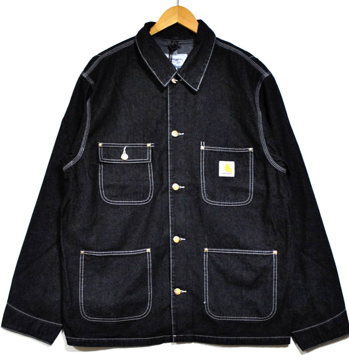 CARHARTT WIP カーハートWIP OGチョアコート カバーオール 黒 CARHARTT WIP カーハートWIP OGチョアコート カバーオール 黒