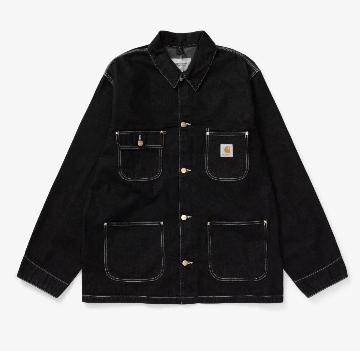 CARHARTT WIP カーハートWIP OGチョアコート カバーオール 黒 CARHARTT WIP カーハートWIP OGチョアコート カバーオール 黒