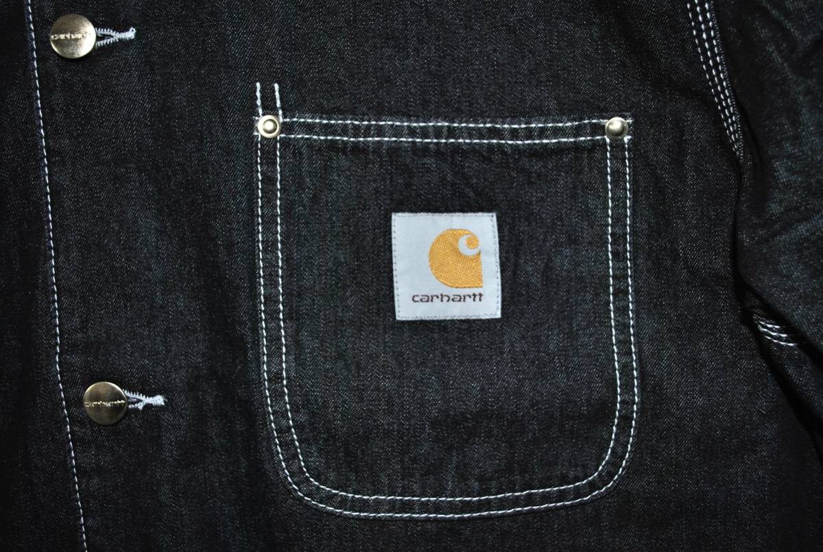 CARHARTT WIP カーハートWIP OGチョアコート カバーオール 黒 CARHARTT WIP カーハートWIP OGチョアコート カバーオール 黒