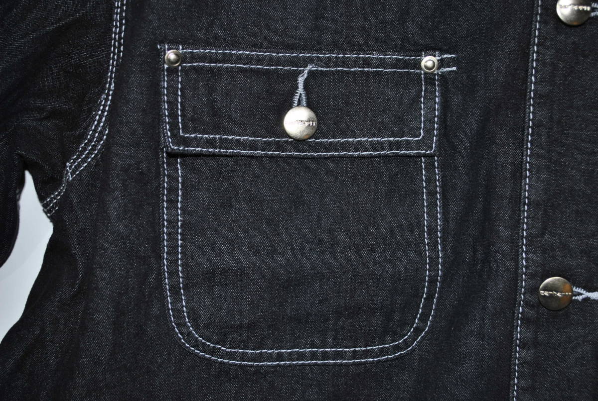 CARHARTT WIP カーハートWIP OGチョアコート カバーオール 黒 CARHARTT WIP カーハートWIP OGチョアコート カバーオール 黒