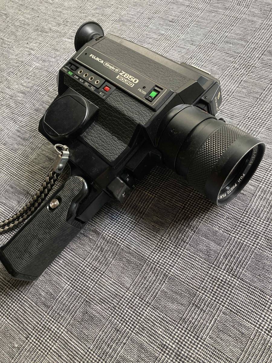 8ミリ映写機 FUJICASCOPE フジカスコープ M17(動作品)と8ミリカメラ/ フジカシングル 8 Z850 SOUND(動作未確認)のセット レトロ_画像8