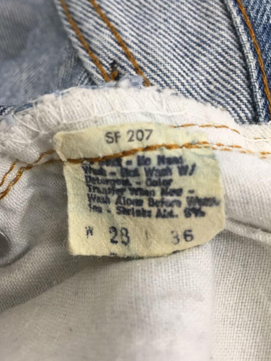 Levi’s◆80s/1980年4月製造/501/66後期/カットオフ/28/ボタン裏6/スモールe_画像7