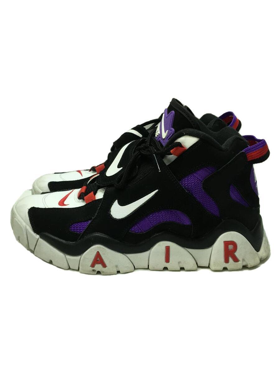 NIKE◆AIR BARRAGE MID QS/エアバラージミッド/ブラック/CD9329-001/26cm/ブラック