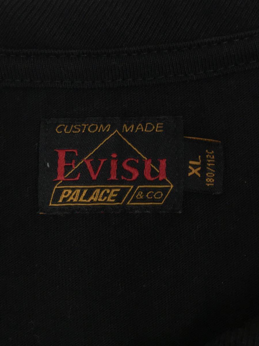 EVISU◆Tシャツ/XL/コットン/BLK_画像3