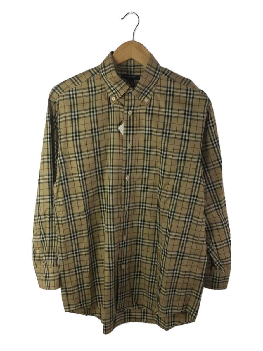 新品同様 BURBERRY LONDON◇ノバチェックシャツ/長袖シャツ/M/コットン