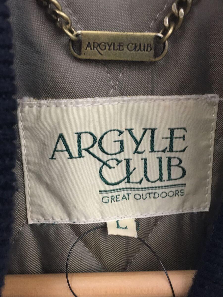 ARGYLE CLUB/スカジャン/L/ウール/ネイビー_画像3