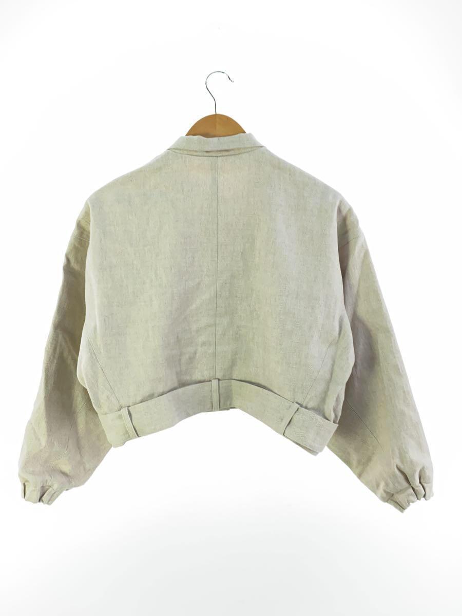 日本未入荷 SEEALL◇リネンミリタリーショートブルゾン/38/コットン