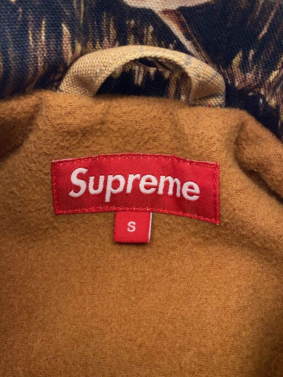 Supreme◆12AW/Dogs&Ducks Chore Coat/S/コットン/キャメル/総柄_画像3