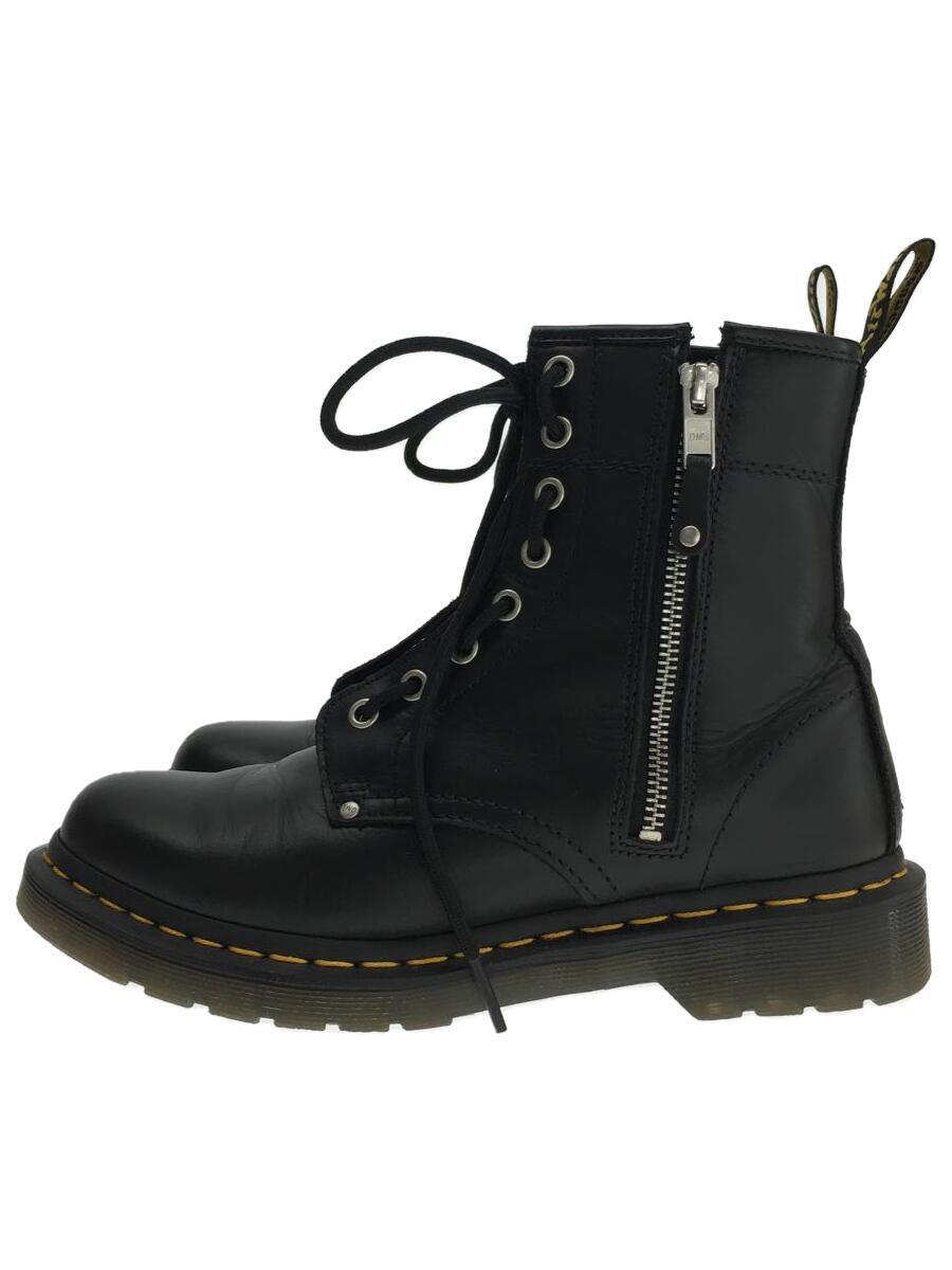 Dr.Martens◆TWIN ZIP/8ホール/レースアップブーツ/USL8/UK6/ブラック/1460