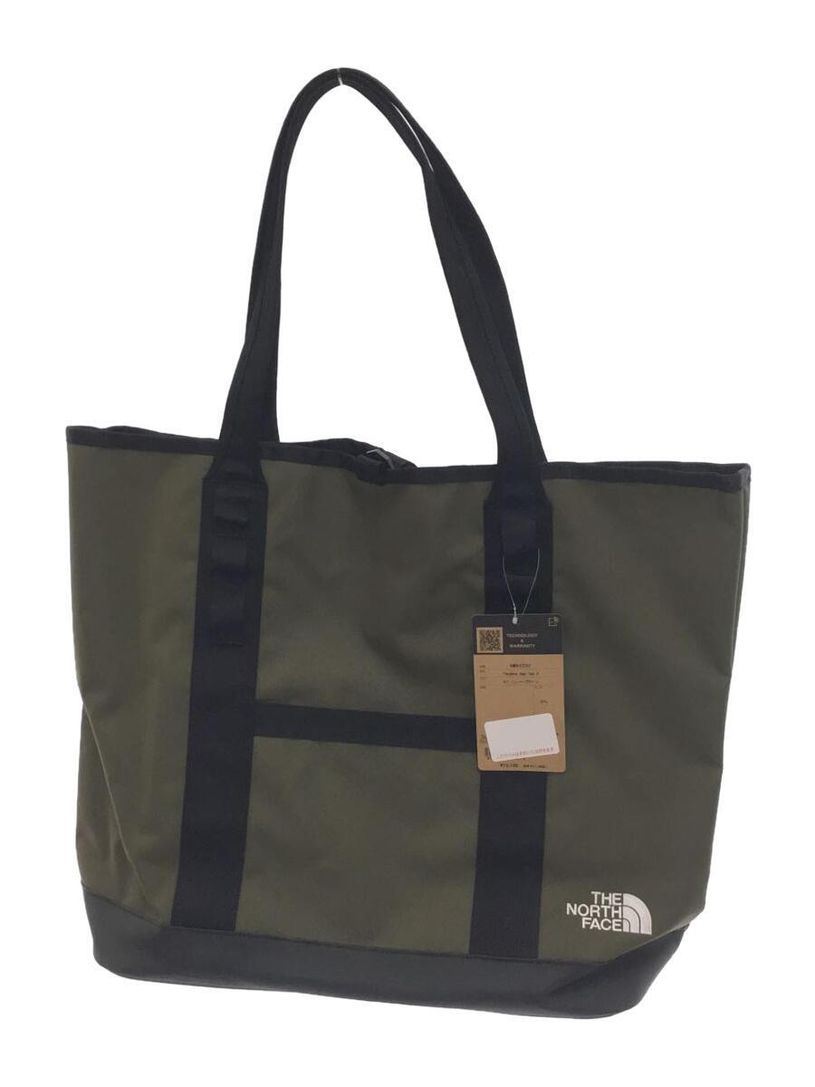 THE NORTH FACE◆THE NORTH FACE/Fieludens Gear Tote/トートバッグ/カーキ/無地