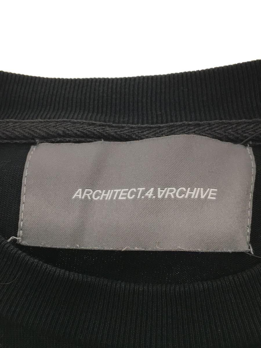ARCHITECT.4.ARCHIVE/長袖Tシャツ/FREE/コットン/BLK_画像3