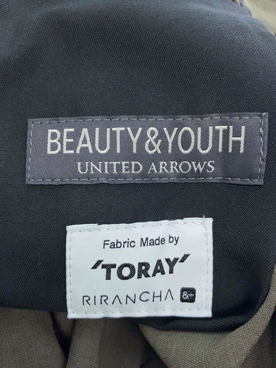 BEAUTY&YOUTH UNITED ARROWS◆ボトム/S/ポリエステル/KHK/無地/1214-199-8764_画像4