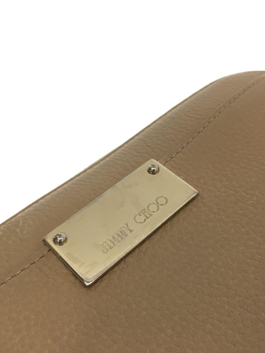 JIMMY CHOO◆長財布/-/BEG/レディース_画像8