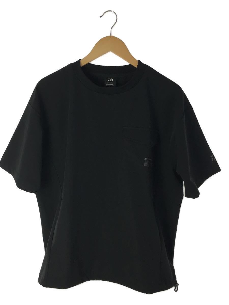 DAIWA◆Tシャツ/M/ポリエステル/BLK/無地/DE-6023JSR