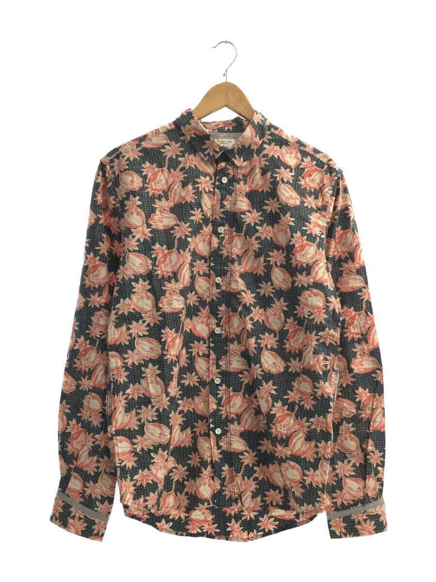 Paul Smith◆RED EAR/FLORAL PRINT L/S SHIRT/XL/コットン/マルチカラー/総柄/PR-G3-527_画像1