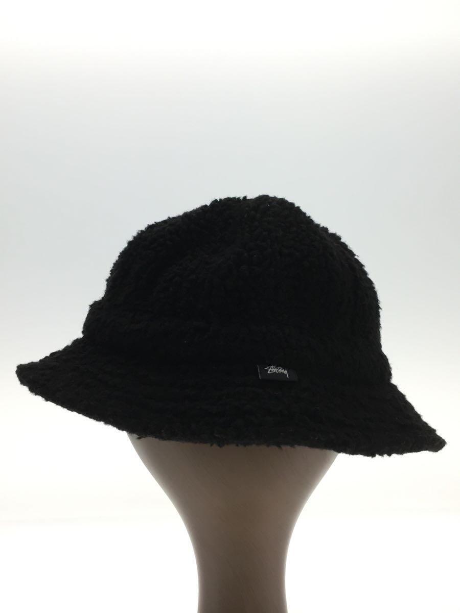 STUSSY* hat /L/ polyester /BLK/ plain / men's 