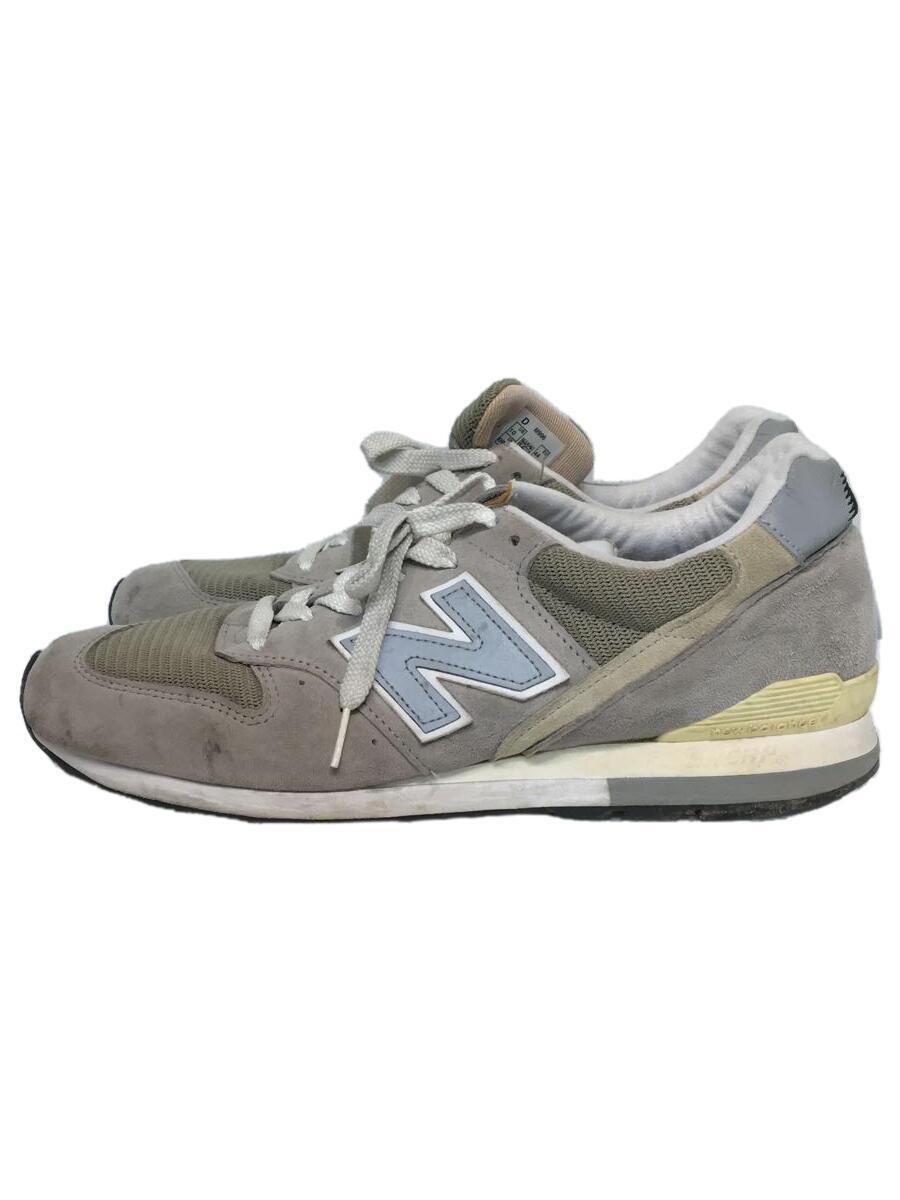 NEW BALANCE◆USA製/ローカットスニーカー/US10/GRY/M996