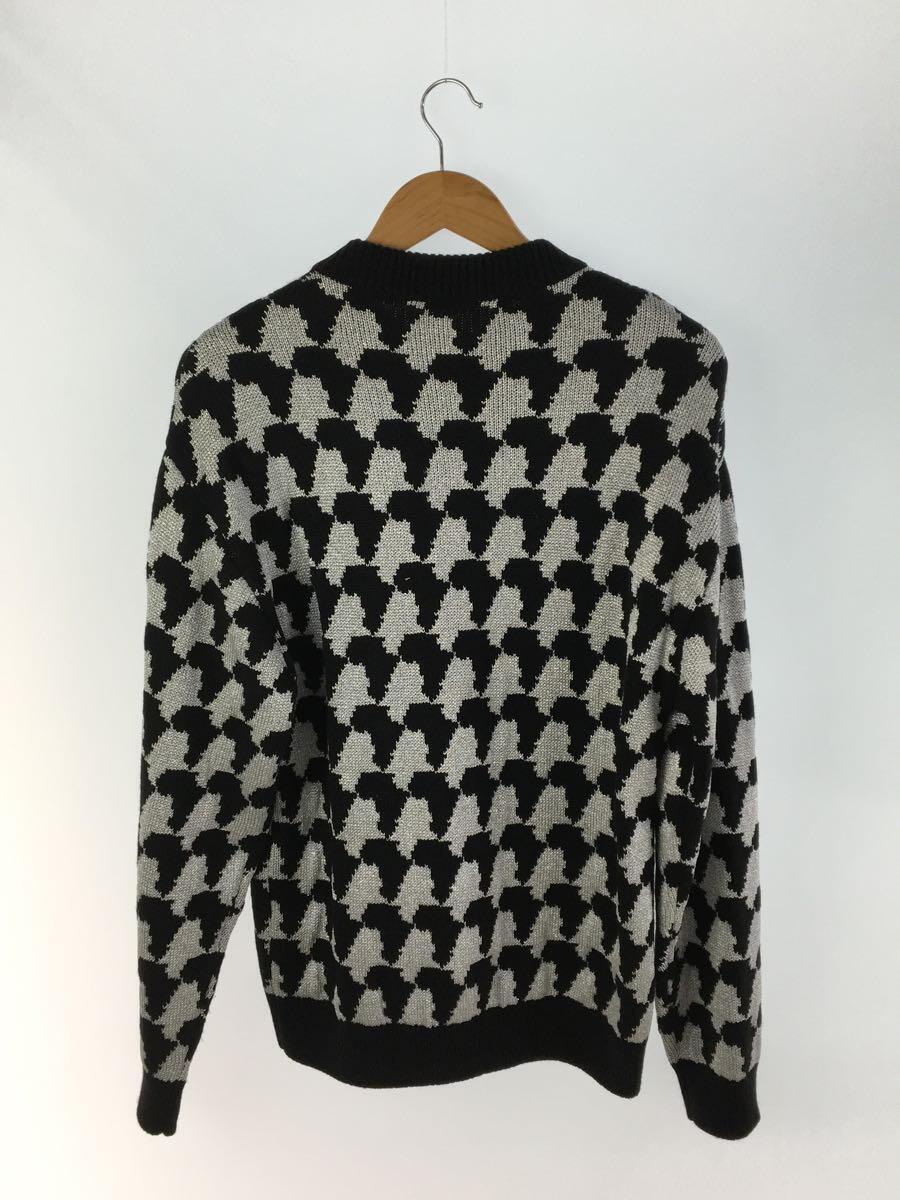 LOUIS VUITTON◆19AW/ルレックスジャガードクルーネックニットセーター/ウール/ブラック/RM192 PAG HHN8W_画像2