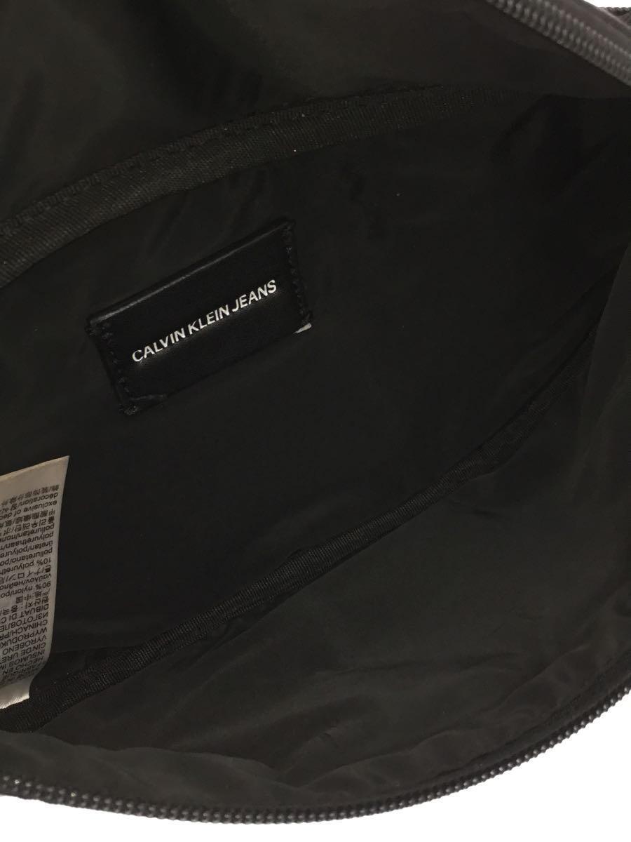 Calvin Klein◆ウエストバッグ/PVC/BLK_画像6