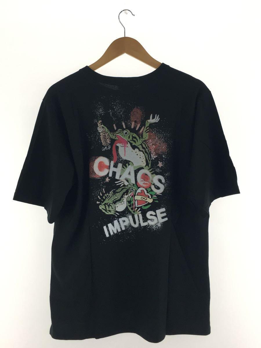 QALB◆Chaos Impulse T shirt/L/コットン/BLK/プリント/QB19AW-TE020の画像2