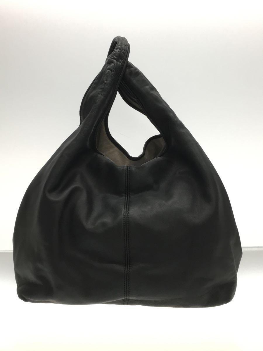 LOEWE◆トートバッグ/レザー/BLK_画像3