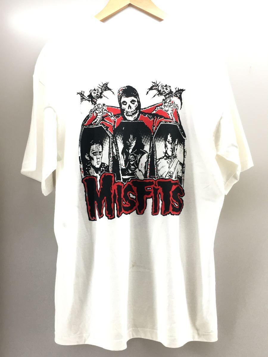 日本産】 90s/misfits horror/Tシャツ/XL/コットン/WHT danzig glenn