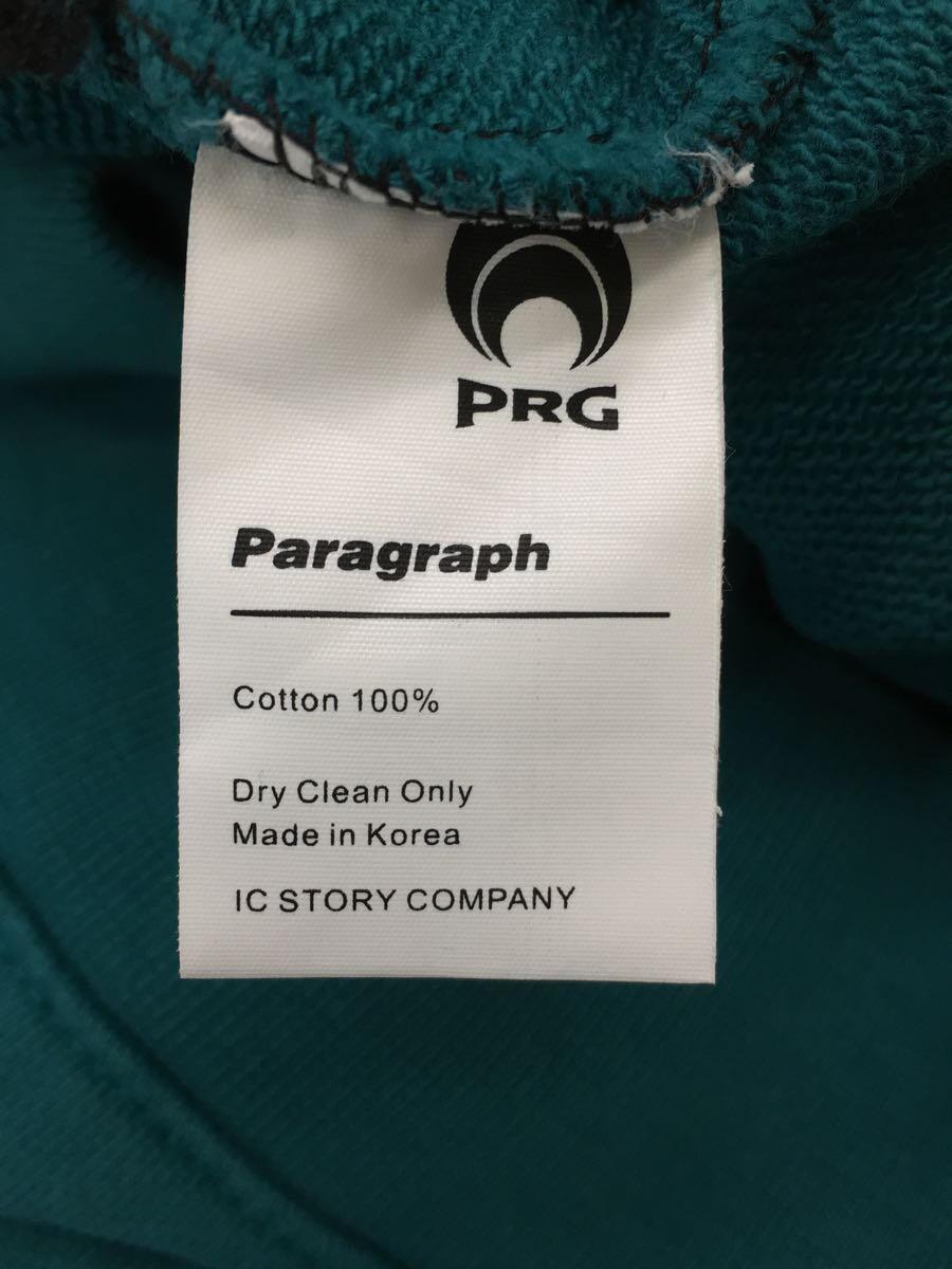 Paragraph◆back tag embroidery logo hoodie/パーカー/FREE/コットン/グリーン_画像4