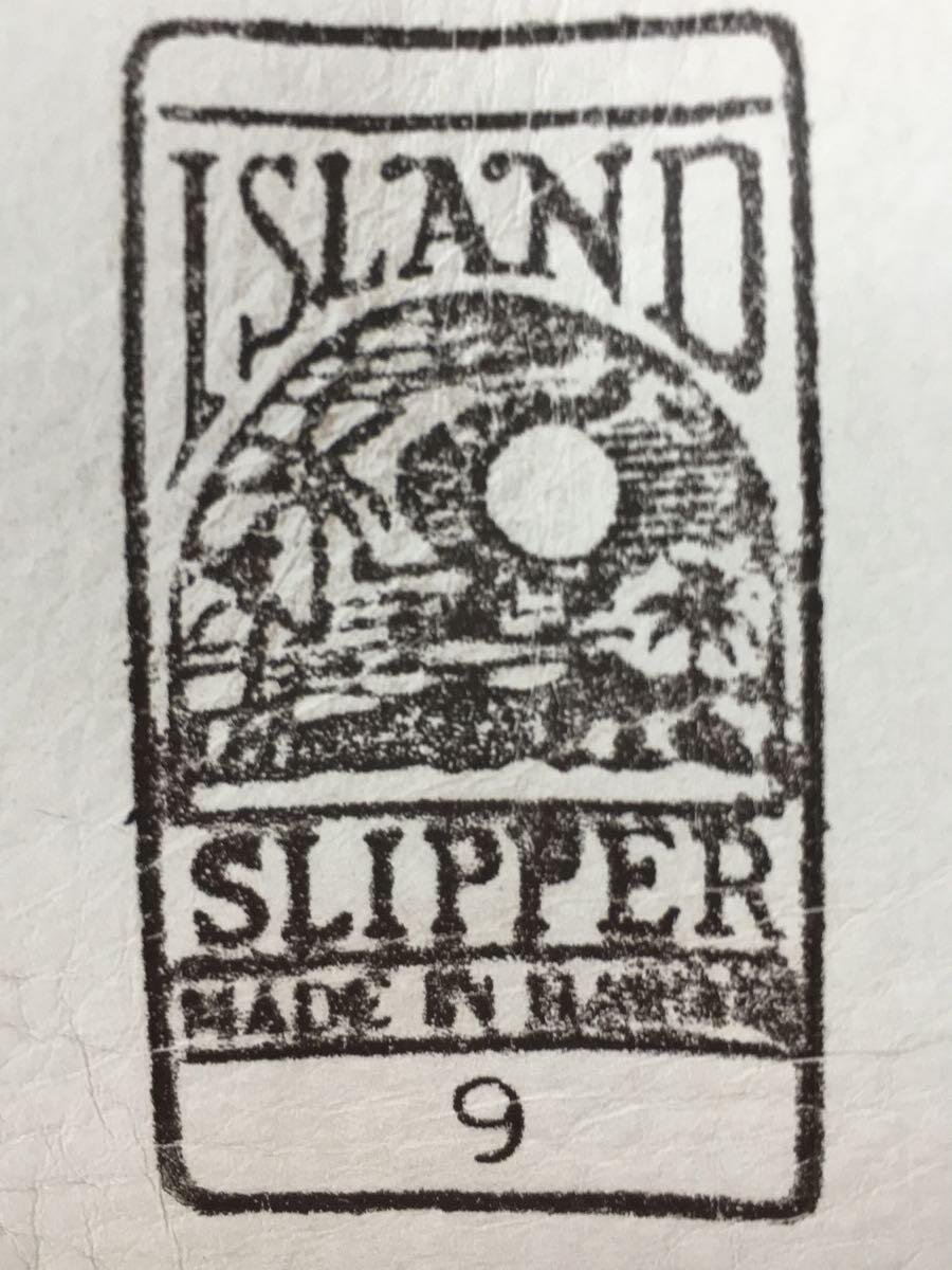 ISLAND Slipper◆サンダル/US9/WHT/レザー_画像5