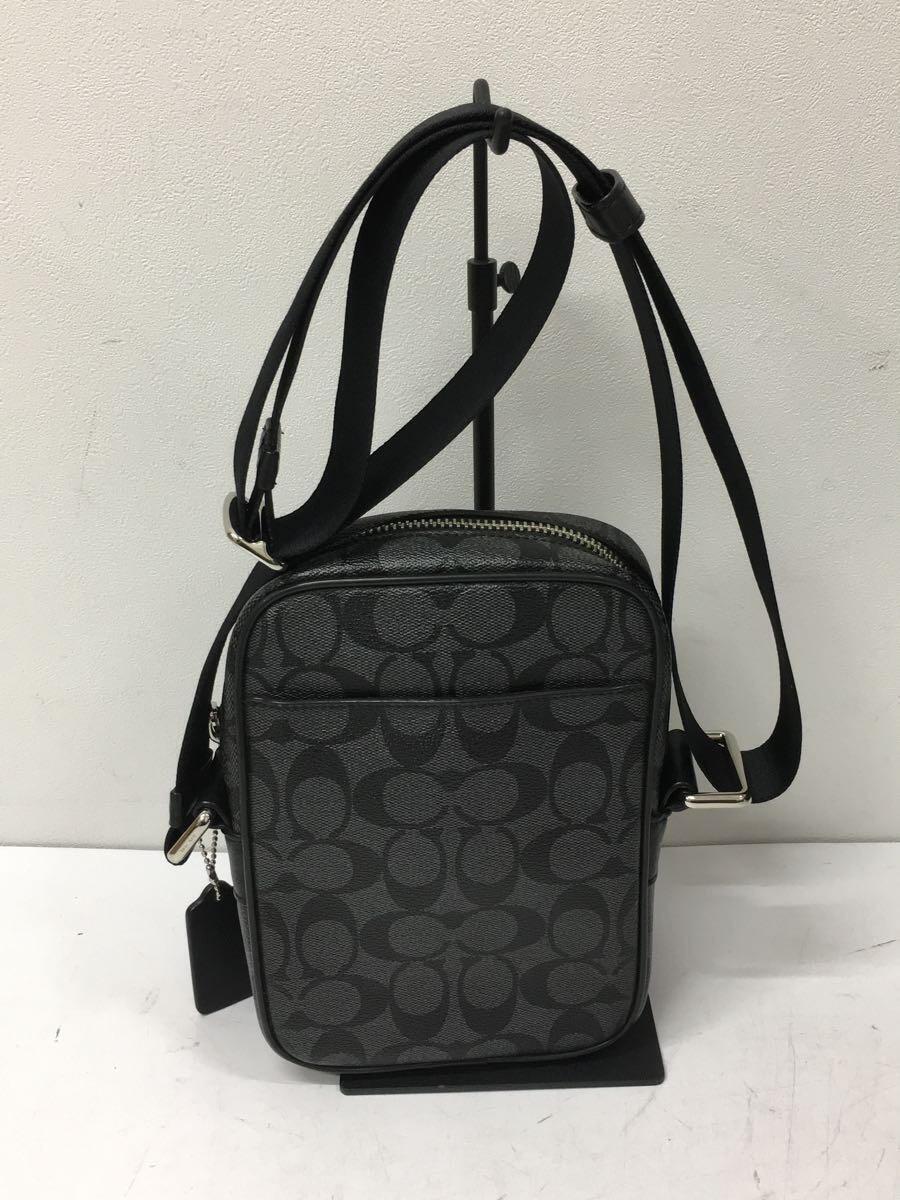 COACH◇ショルダーバッグ/PVC/GRY/モノグラム/f72079-