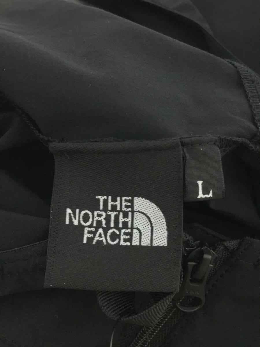 THE NORTH FACE◆MOUNTAIN SOFTSHELL HOODIE_マウンテンソフトシェルフーディ/L/ナイロン/ブラック/無地_画像3