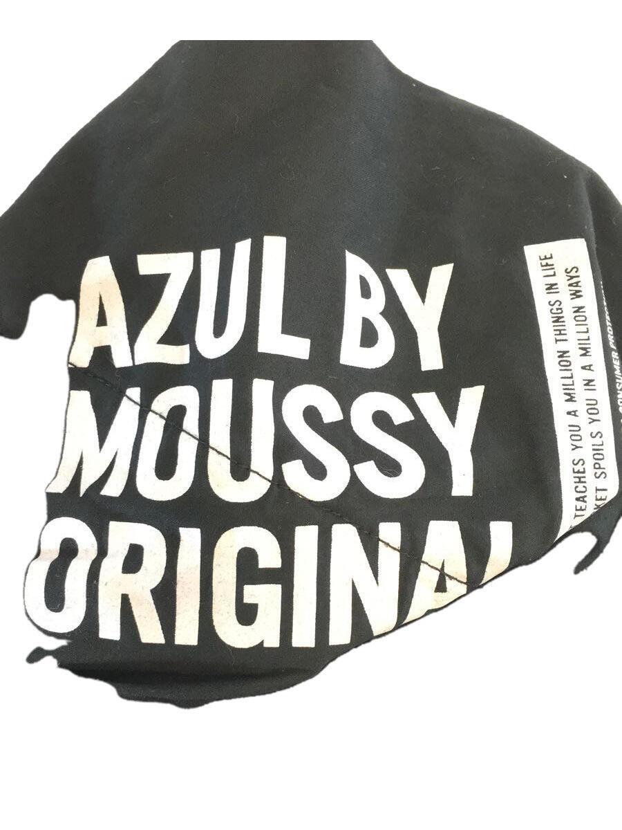 Azul by moussy◆ストレートパンツ/S/デニム/BLK/無地/251DAM12-361I_画像4